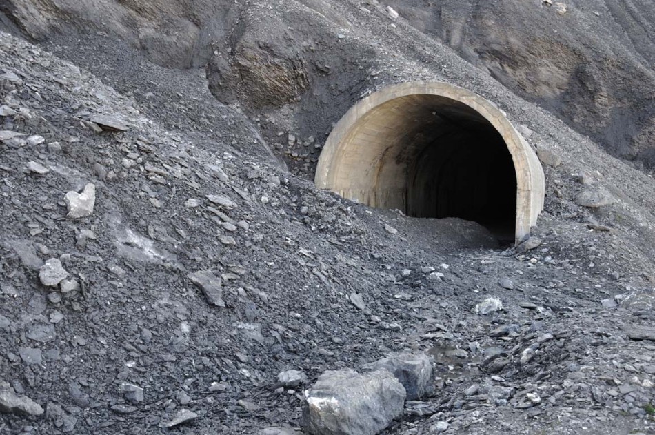 Sortie tunnel Sanetsch